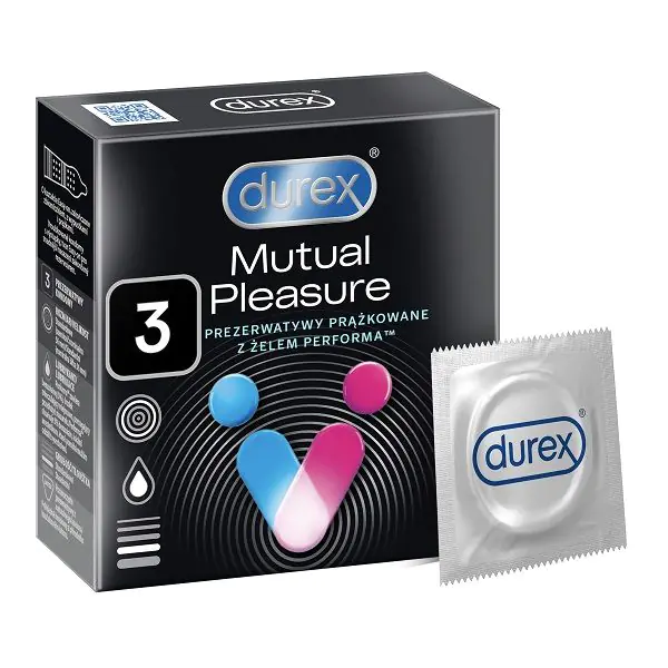 Durex Performax Intense prezervatyvai, 3 vnt.