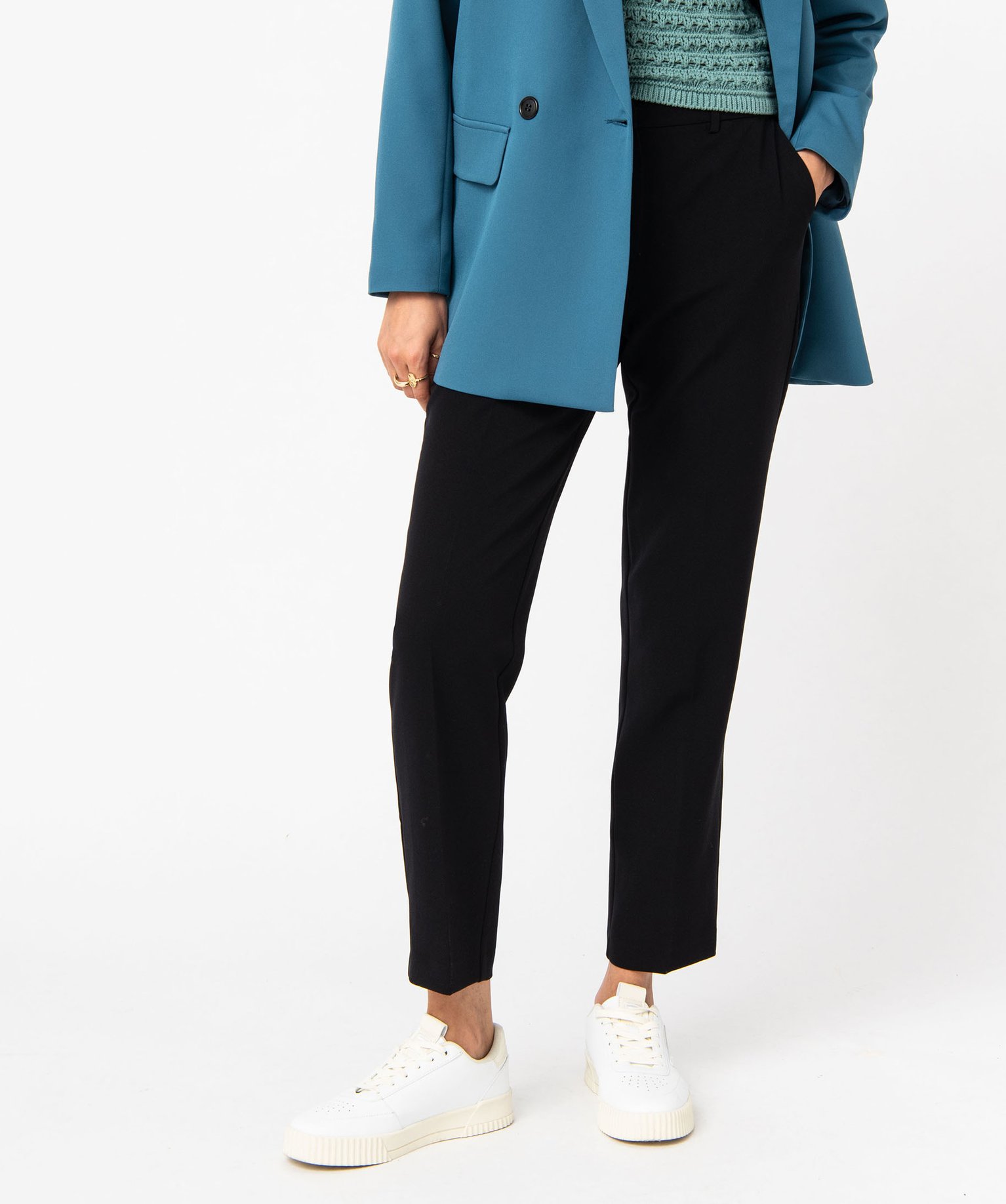 Pantalon de tailleur femme noir | GEMO