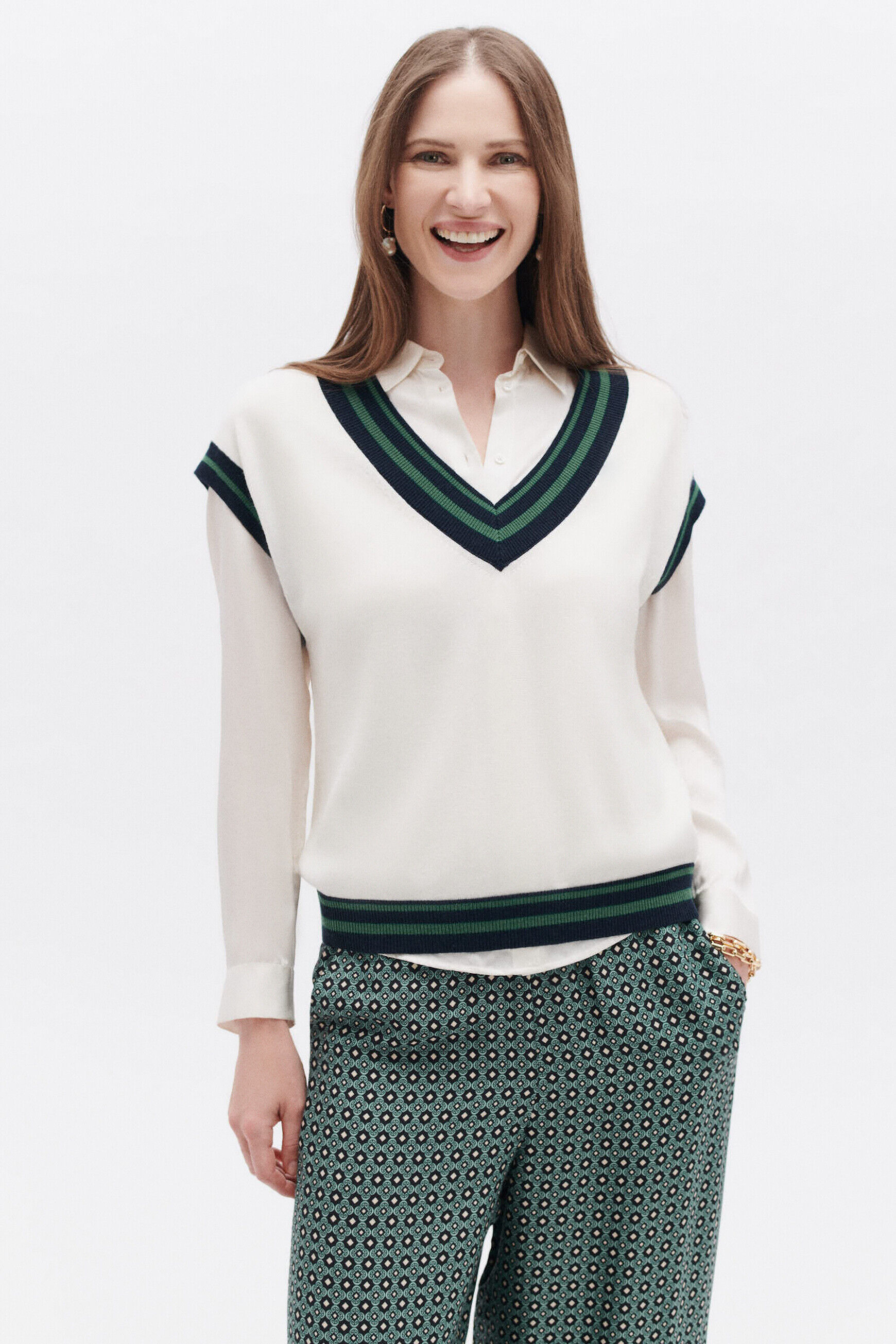 Pull marco ivoire femme