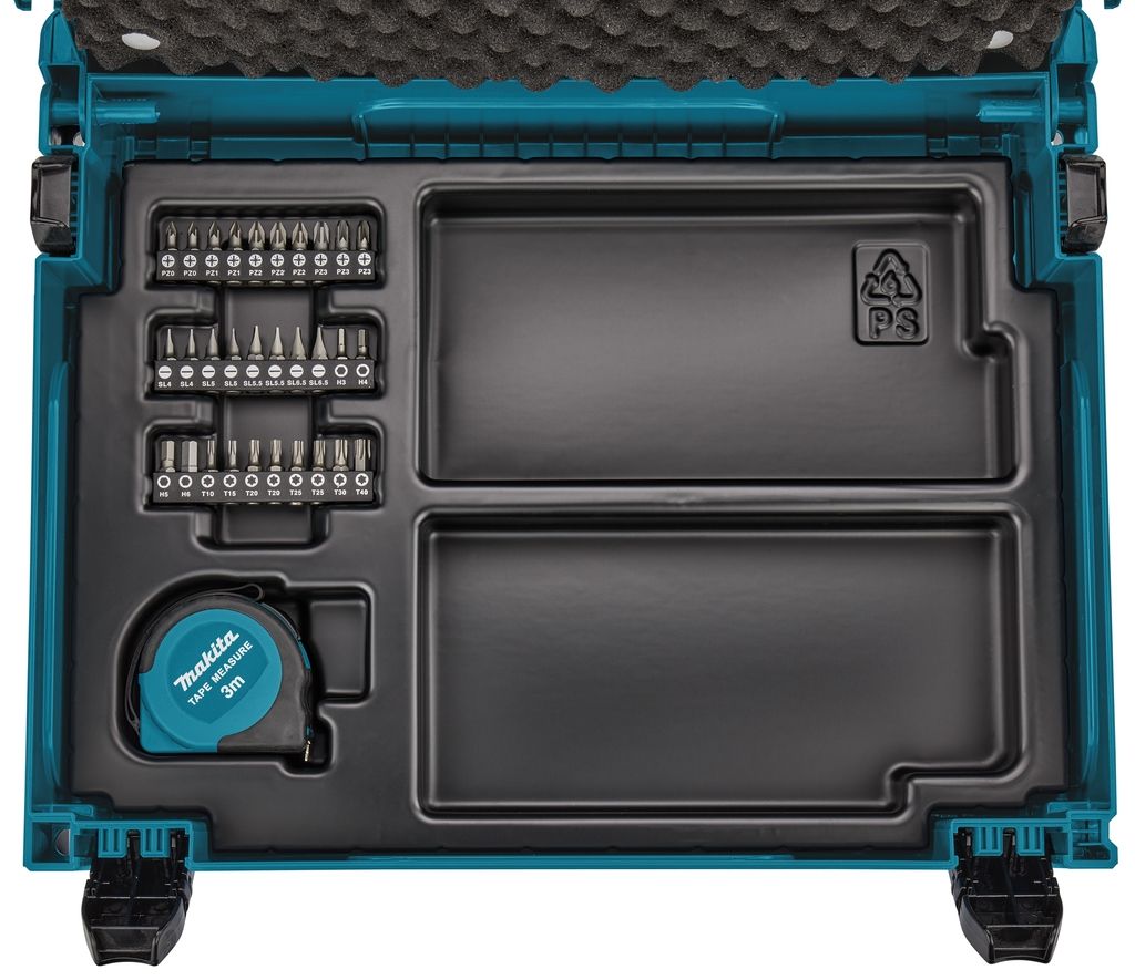 Accessoires Makita B-69478 Coffret de 65 embouts de perçage/visseuse SDS-PLUS, en boîte Mbox