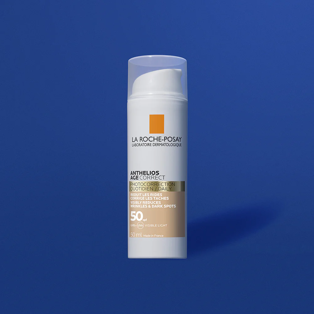 Anthelios Age Correct tonirana tonirana krema za sunčanje fotokorektivni tretman SPF 50 - Krema za sunčanje za lice s visokom zaštitom.