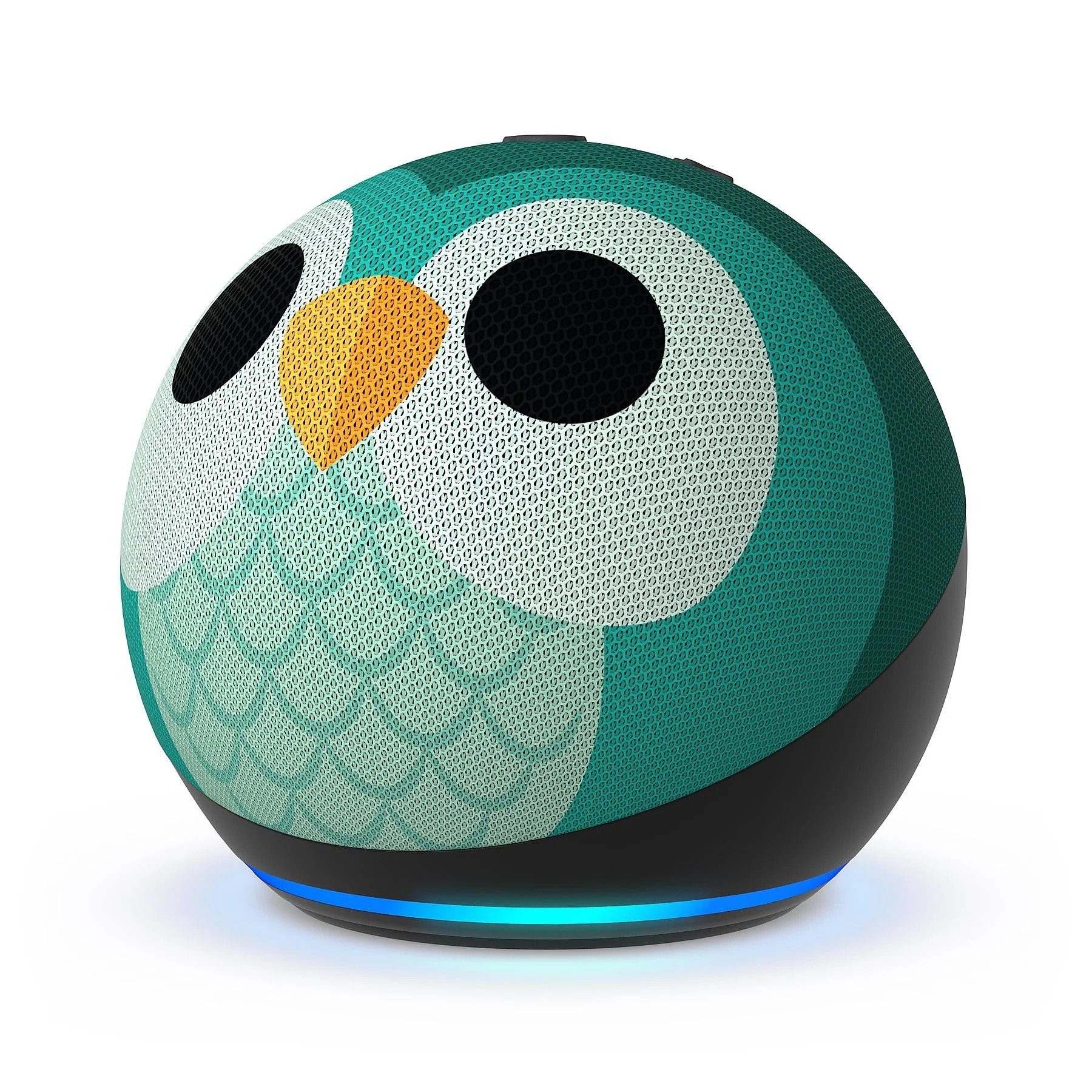 Amazon Echo Dot Kids (5.Gen) Eulen-Design Kinder Edition mit Alexa Lautsprecher (Bluetooth, WLAN (WiFi), mit Sprachsteuerung, Streaming)