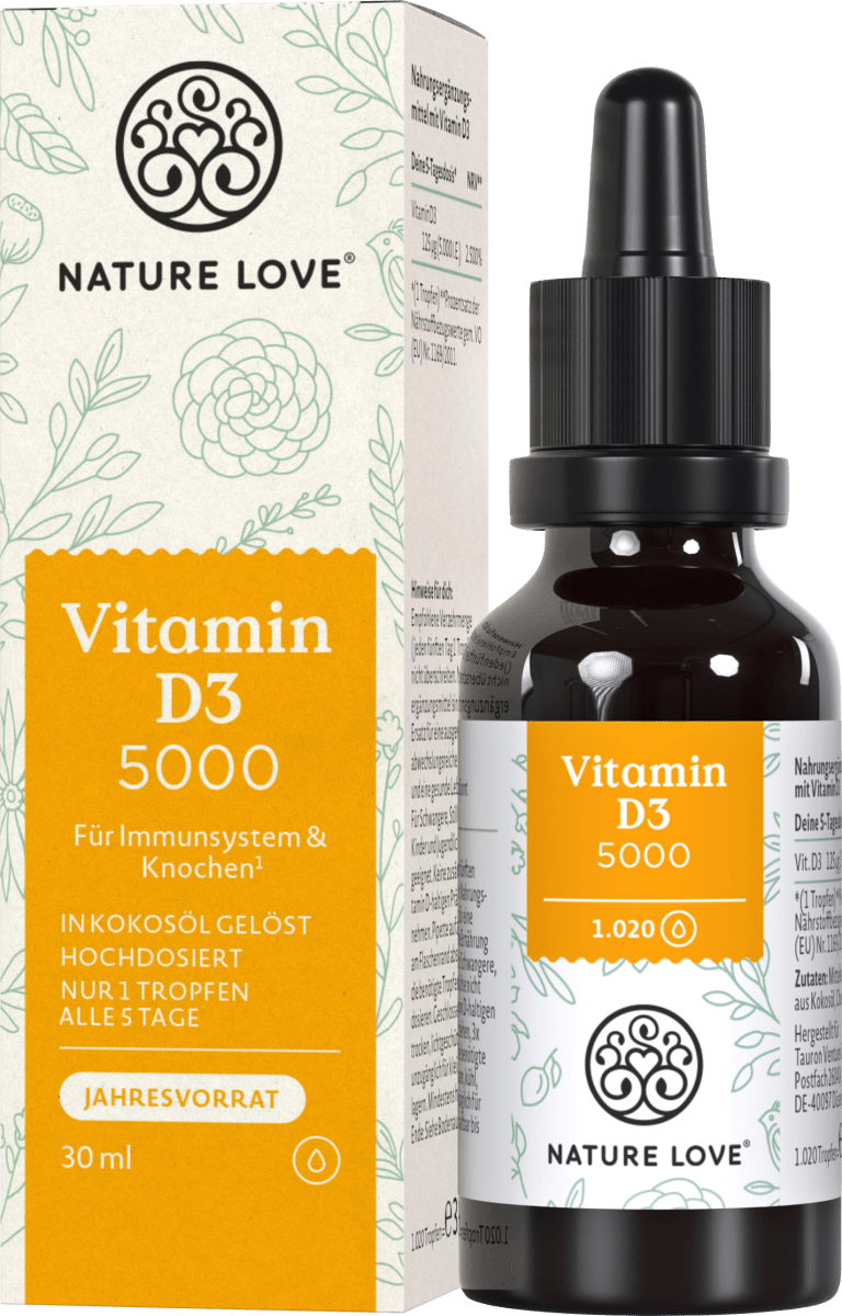 Vitamin D3 5000 I.E. Tropfen, 30 ml