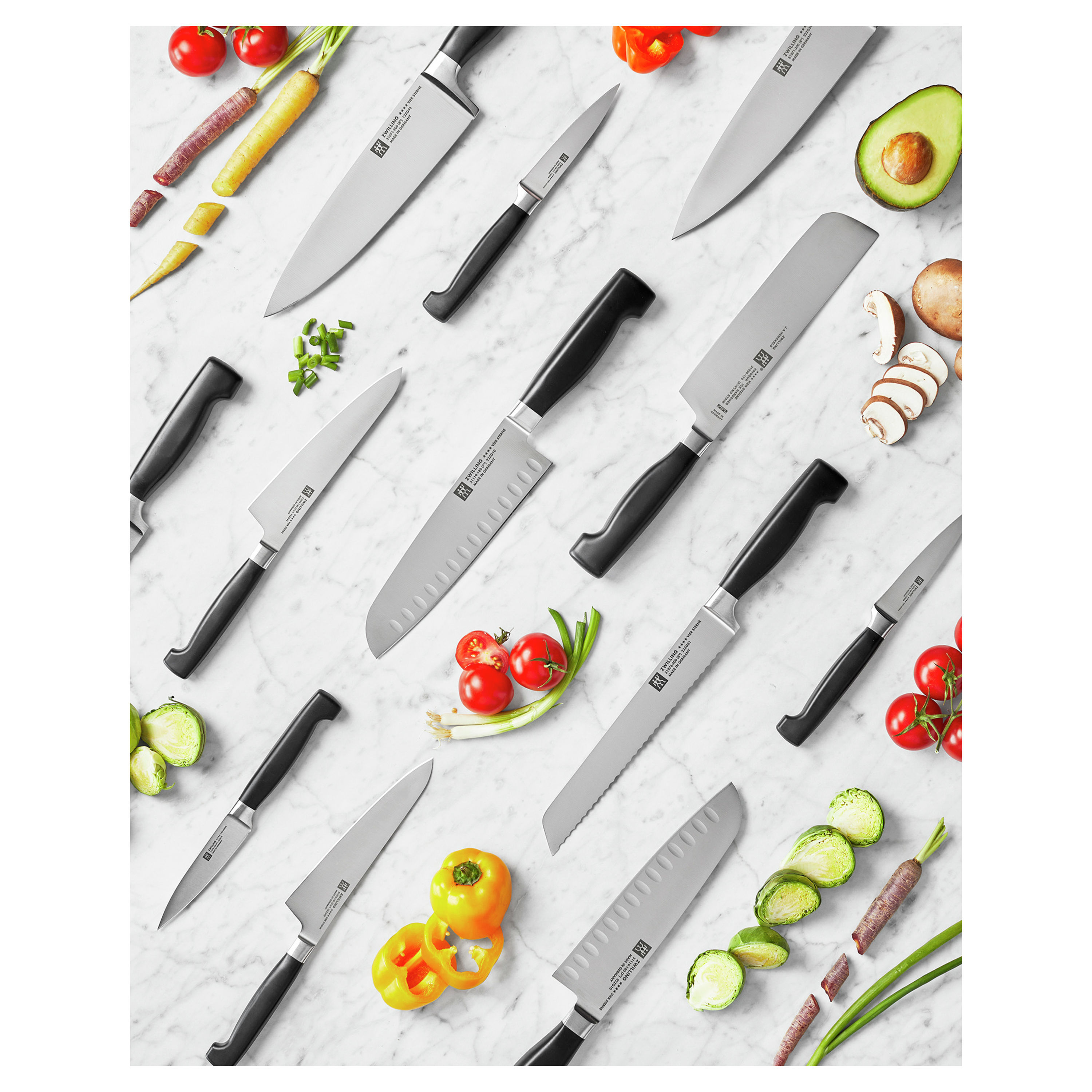Brotmesser 20 cm, Wellenschliff