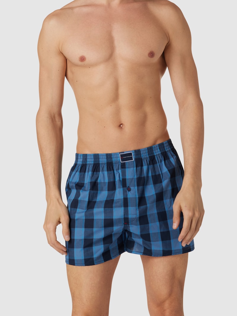 Boxershorts aus Baumwolle im 4er-Pack in dunkelblau