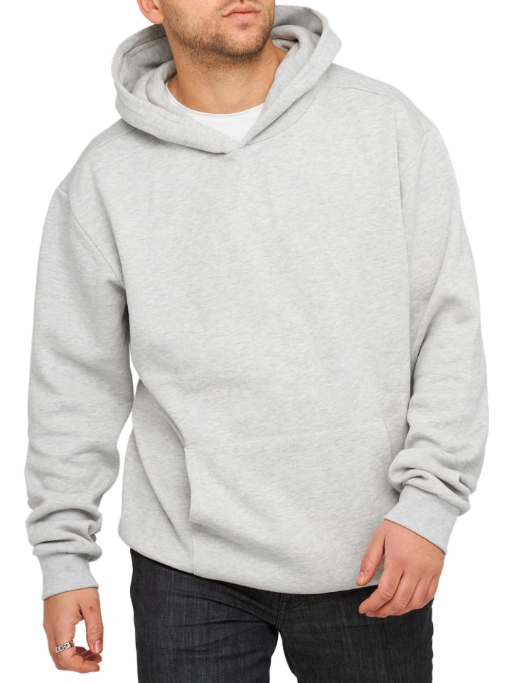 DAILY COTTON Kapuzenpullover - DCTALGAR Oversize Hoodie Sweatshirt in Grey Melange günstig kaufen