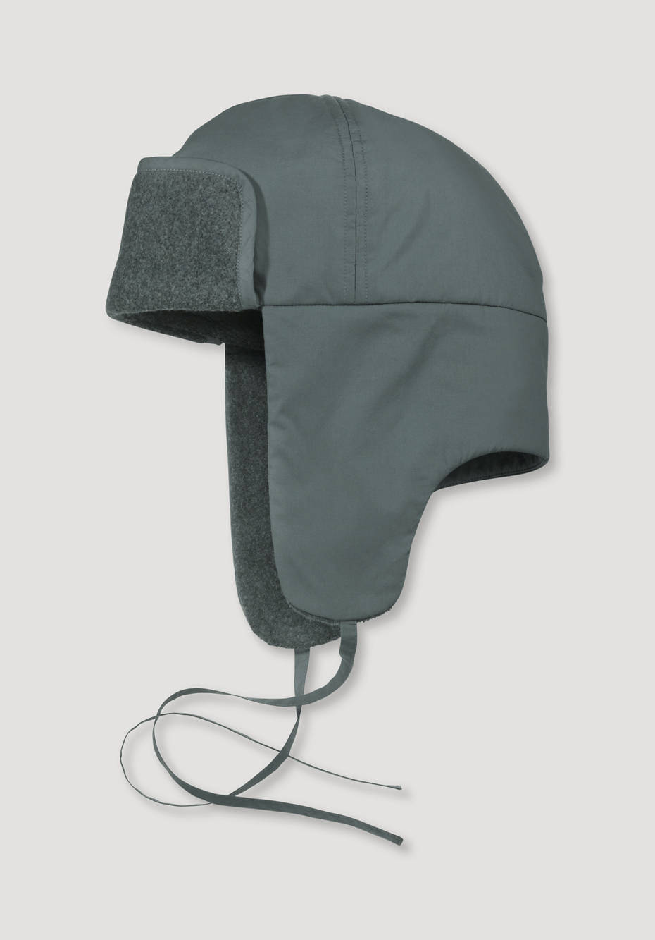 Unisex Nature Shell Trapper-Mütze mit Schurwoll-Wattierung