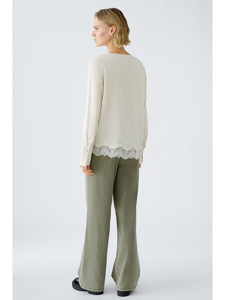 Oui Bluse in Creme günstig kaufen