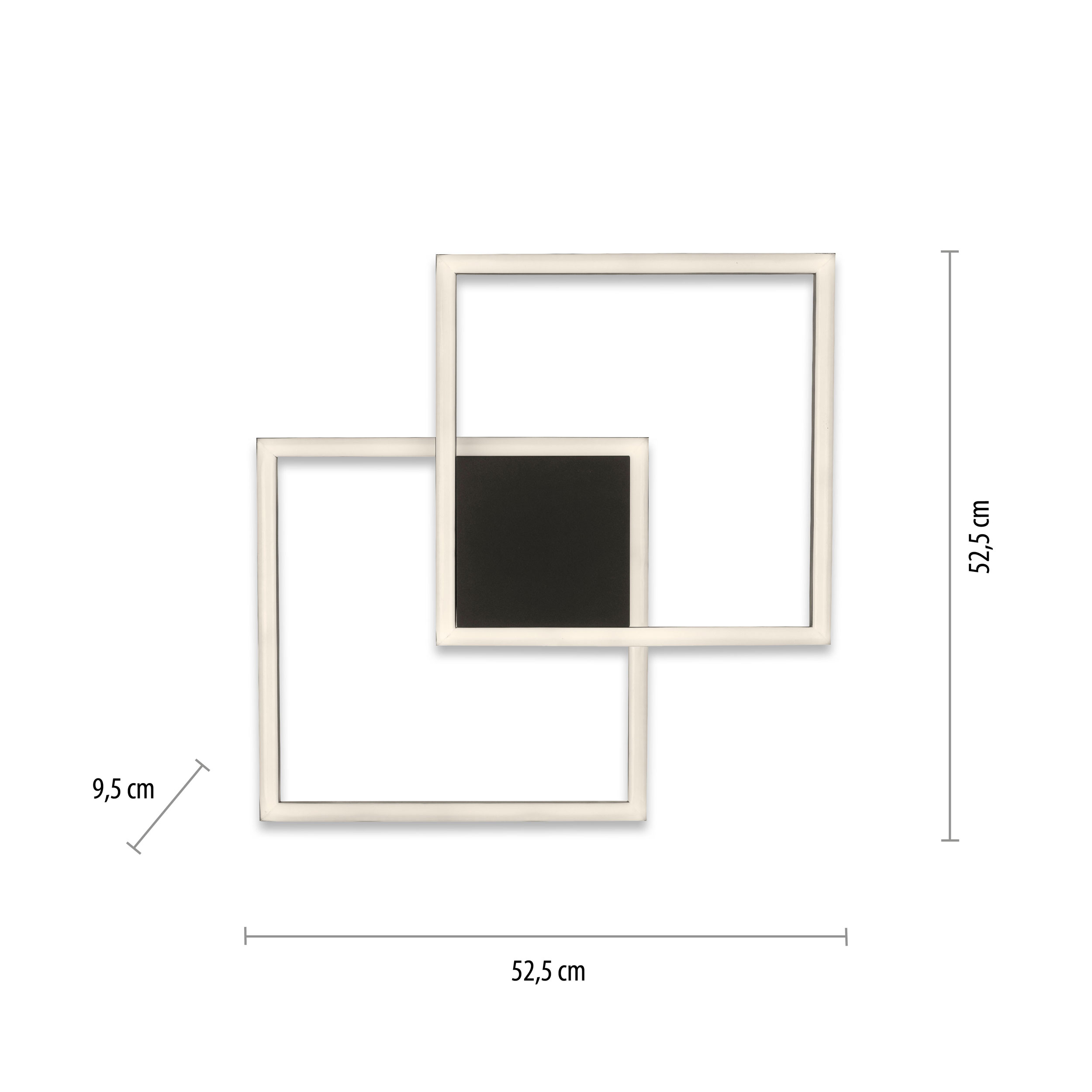 QLED-Deckenleuchte 2flg