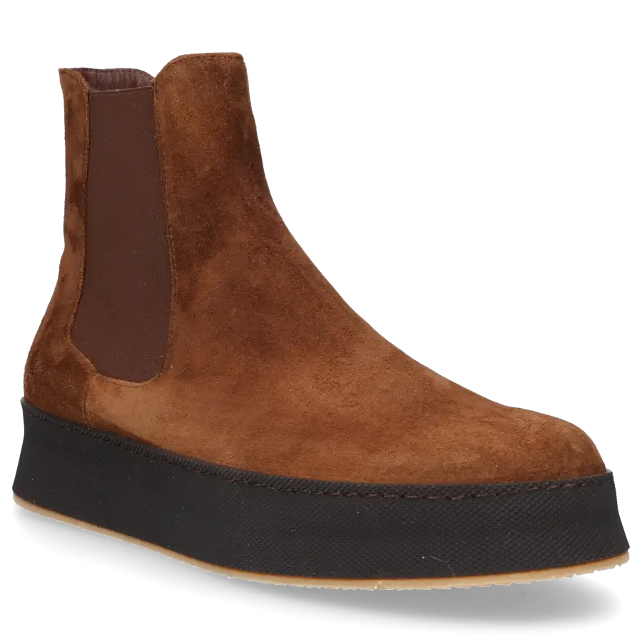 Truman's - Chelsea Boots 9834 Veloursleder - braun