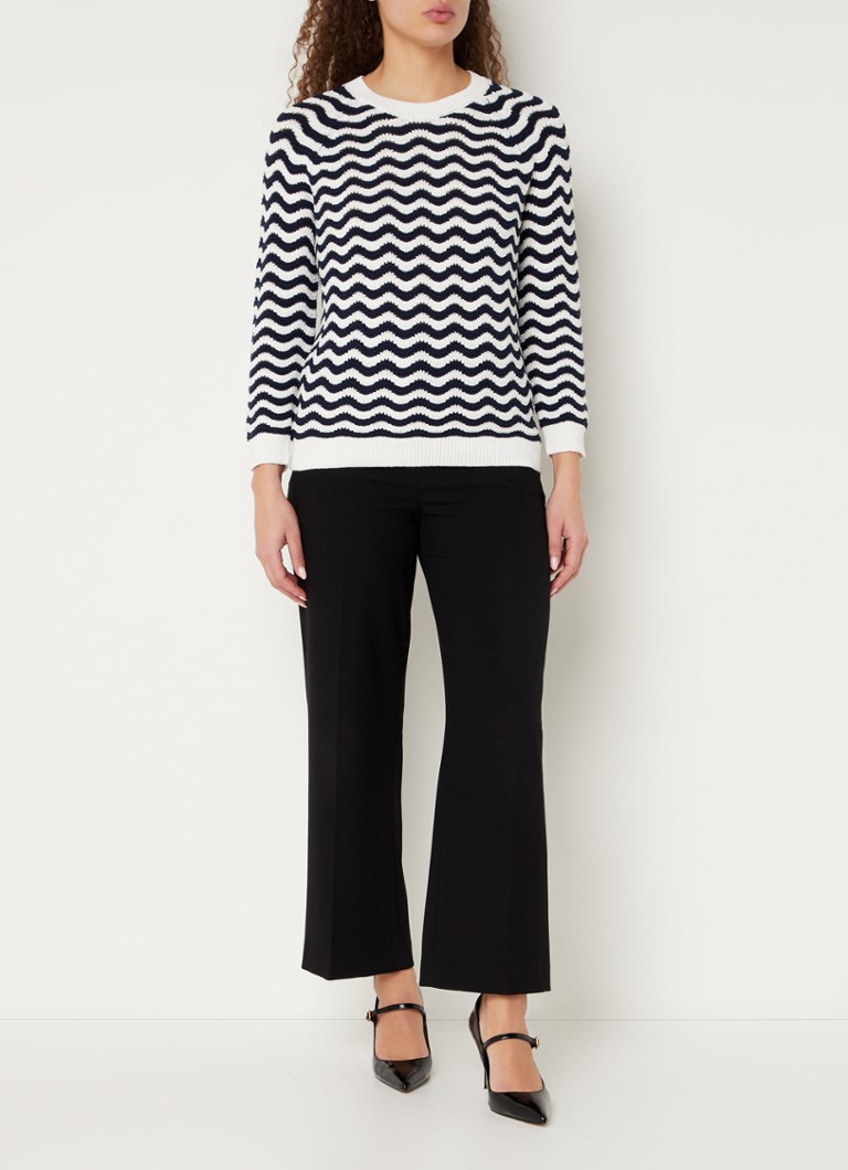 Maglione Hobbs Lulu a maglia fine con motivo traforato