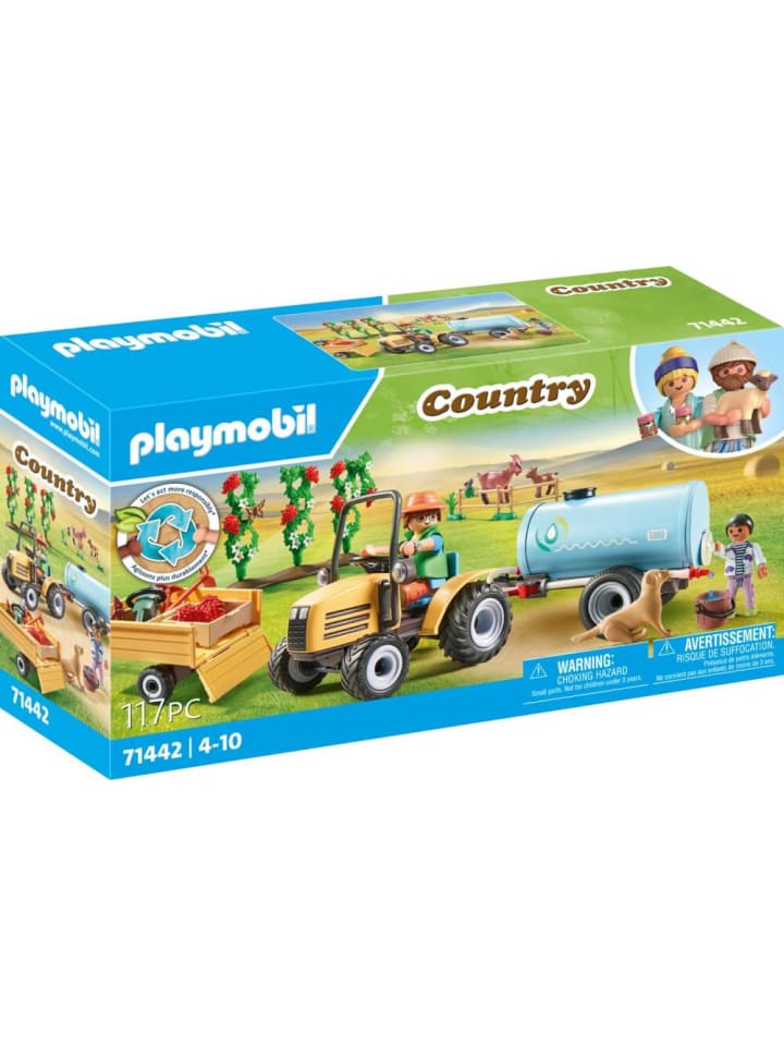 Playmobil Spielfigur Set Country Traktor mit Anhänger und Wassertank, 4-10 Jahre günstig kaufen onesize