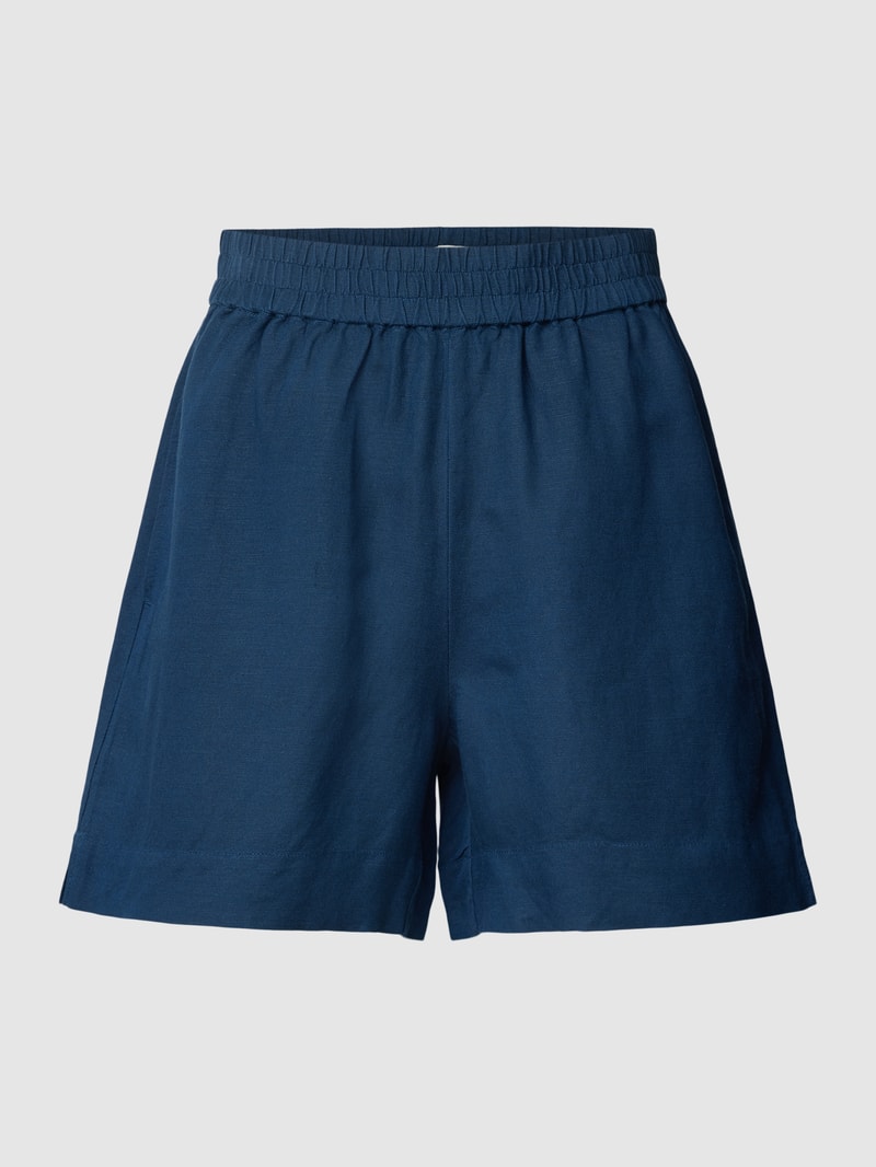 Shorts mit Eingrifftaschen in marineblau