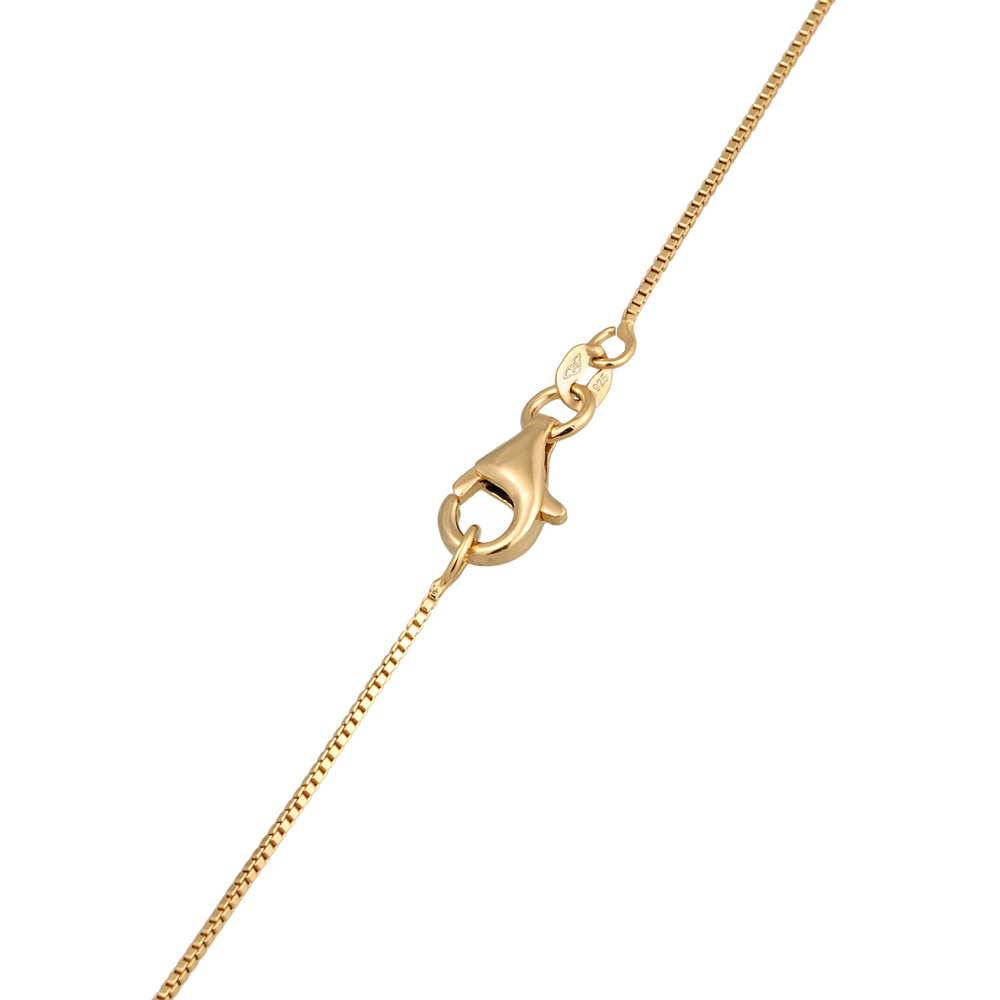 KUZZOI KUZZOI Collier Hommes Basique vénitien en argent sterling 925 oxydé Bijoux