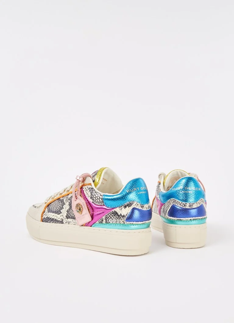 Sneaker Kurt Geiger Southbank z efektami wężowymi i detagli w pelle.