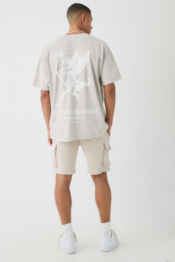 Slim-Fit Cargo-Shorts mit Detail