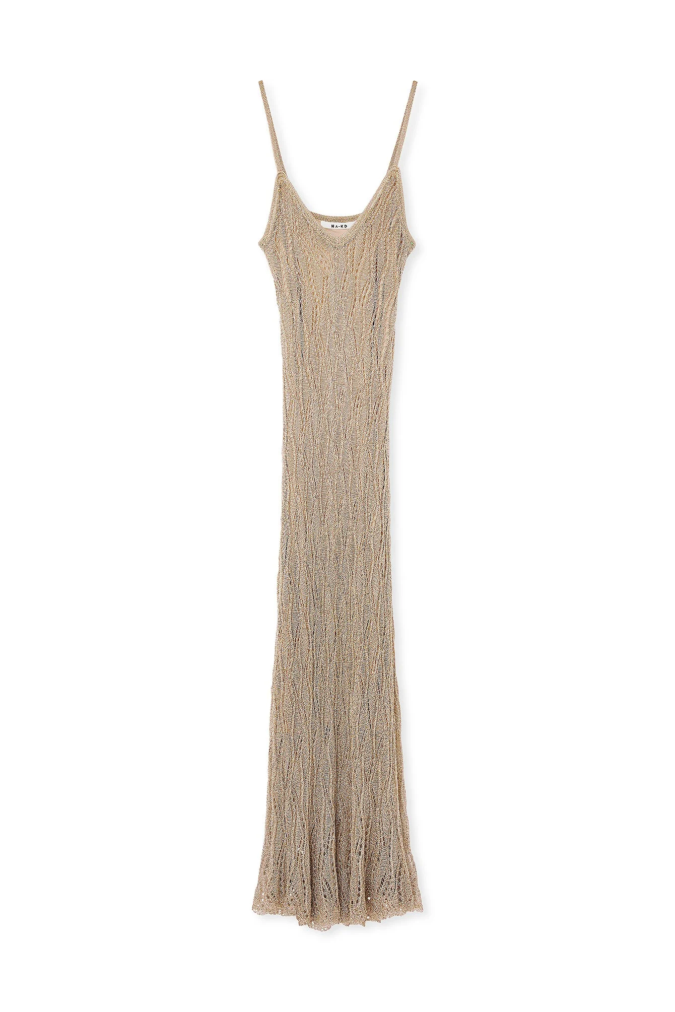 Strick-Midikleid mit Rückendetail