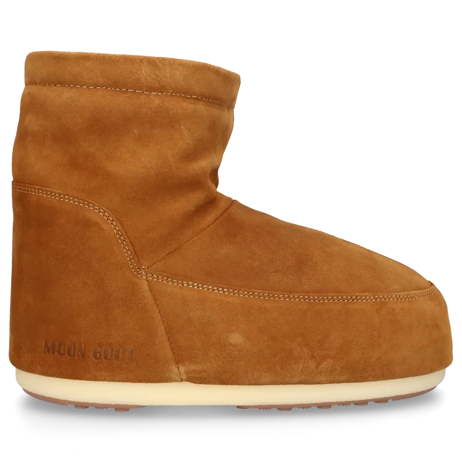 MOON BOOT - Snowboots ICON LOW Nubukleder - beige