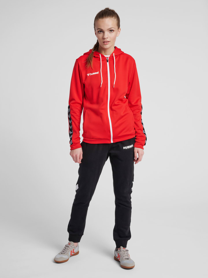 Hummel Hummel Reißverschluss Kapuzenpullover Hmlauthentic Damen in TRUE RED günstig kaufen XS
