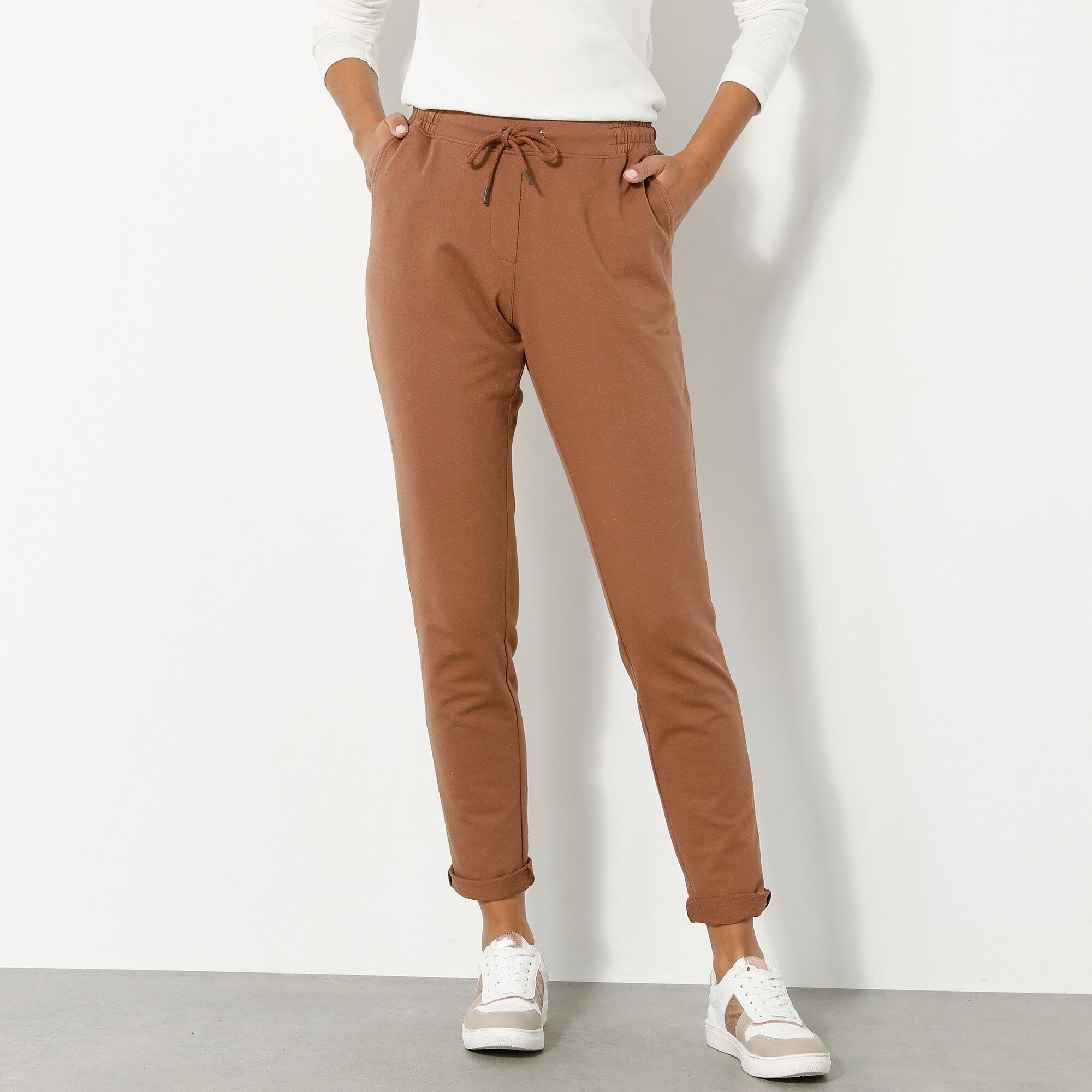 Pantalon jogpant ceinture élastiquée molleton