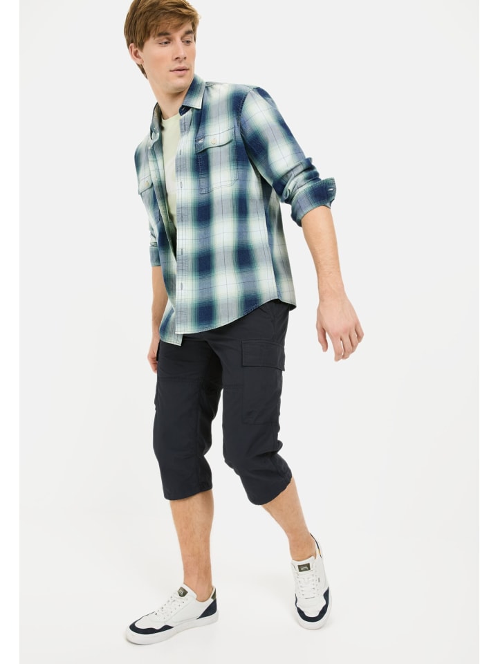Camel Active 3/4 Cargo Shorts Regular Fit in Dunkelblau günstig kaufen