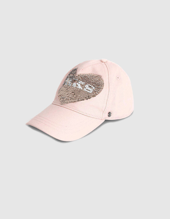 Casquette rose fille