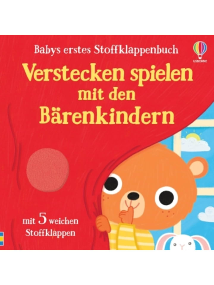 Usborn Buch - Babys erstes Stoffklappenbuch: Verstecken spielen mit den Bärenkind günstig kaufen onesize