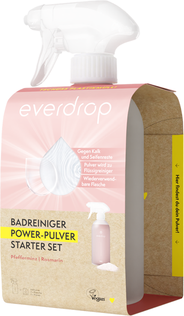 everdrop Badreiniger Power Pulver Starter-Set