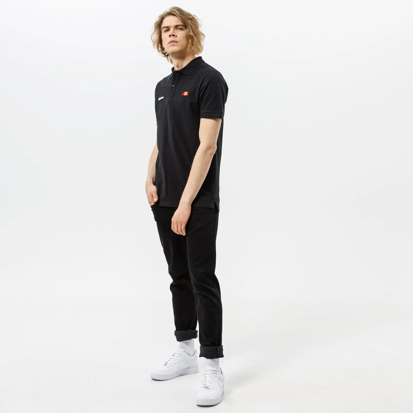 ELLESSE POLO MONTURA BLK Schwarz