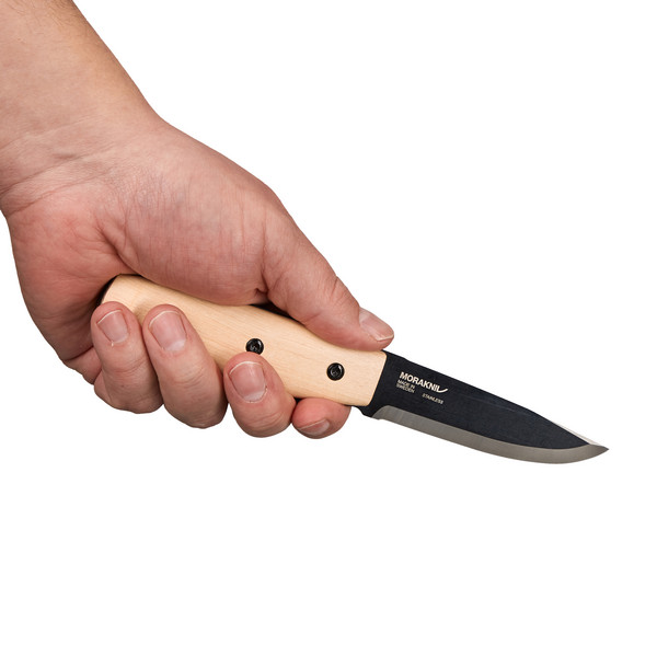 WIT BLACKBLADE ASH WOOD - Feststehendes Messer