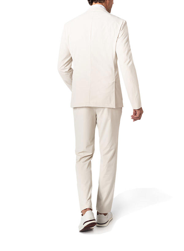 BOSS Black, Reise-Anzug Hanry-Genius, Slim Fit, Performance-Stretch halbgefüttert, creme