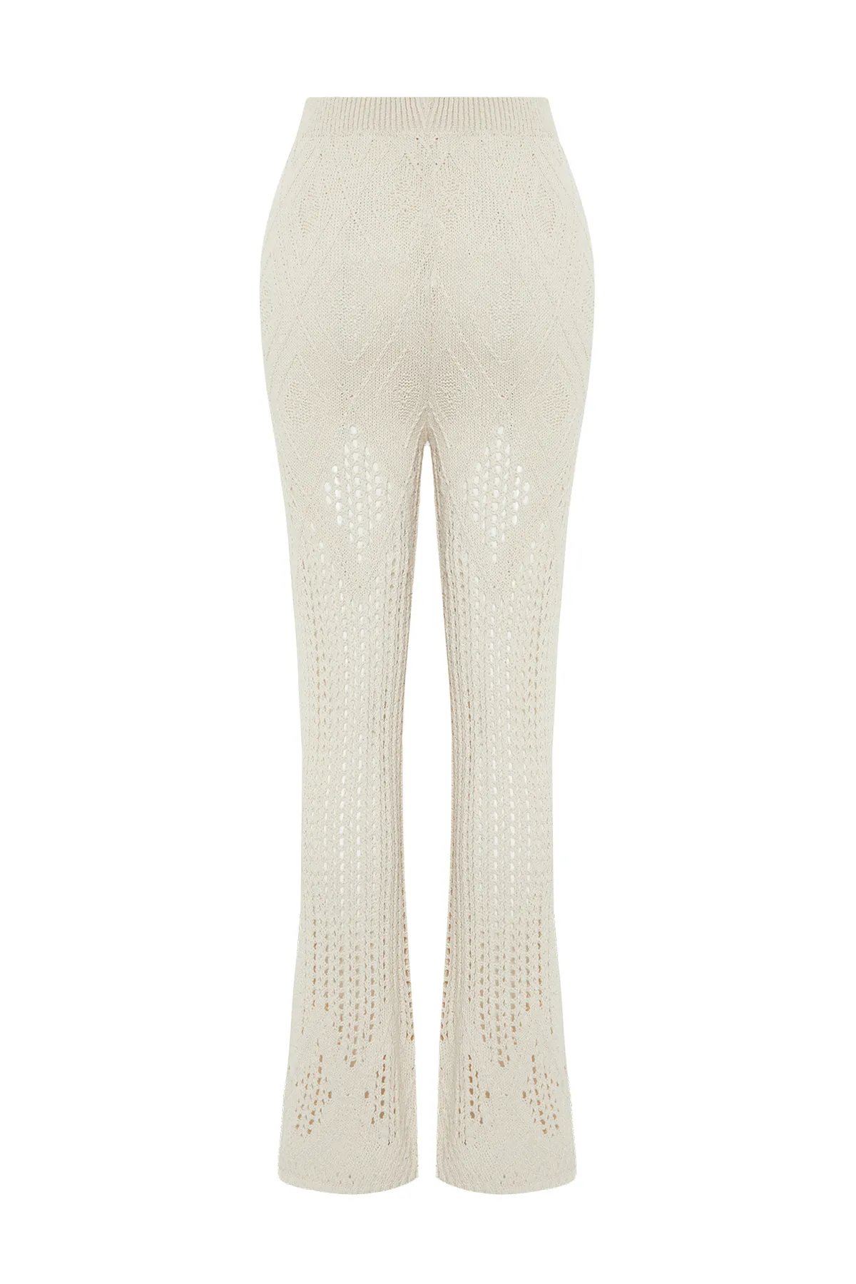 Trendyol Collection  Steindurchbrochene/Loch-Bohemian-Hose mit weitem Bein TWOSS24PL00034