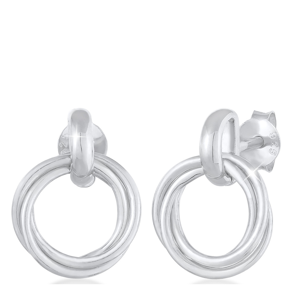 Elli Elli by Julie & Grace Elli Boucles d'Oreilles Clous d'oreilles pour femmes Circle Boucles d'oreilles