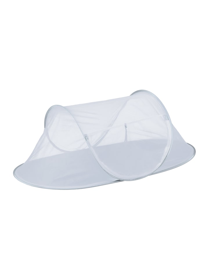relaxdays Fliegenhaube in Grau/ Weiß - (B)110 x (H)40 x (T)58 cm günstig kaufen onesize