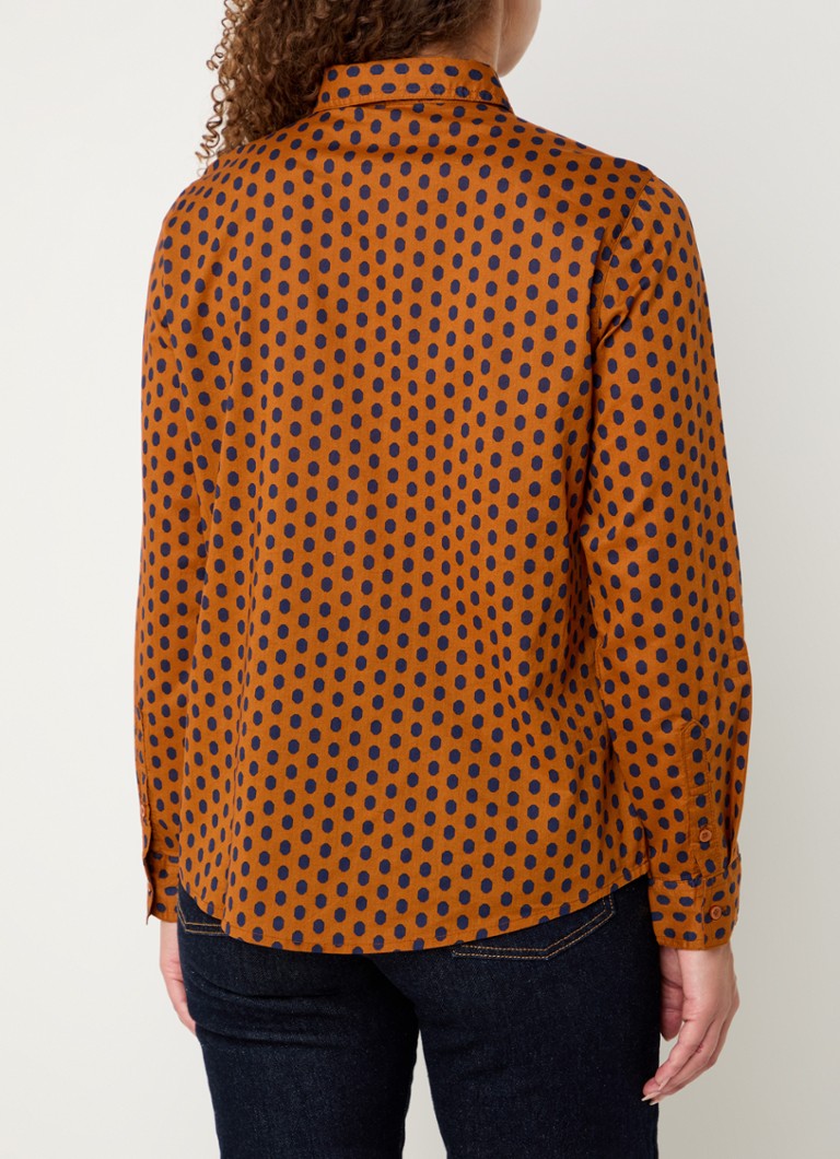 Benetton  Blouse met print en stretch