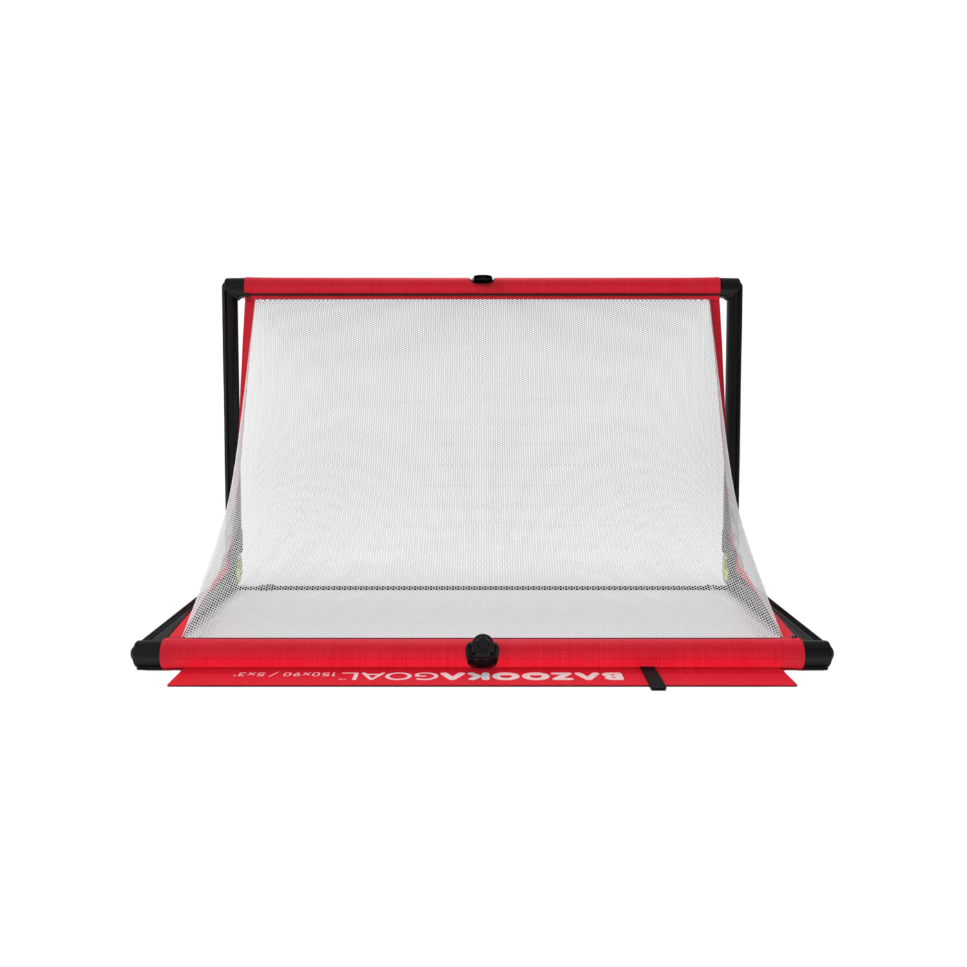 Bazookagoal Teleskoptor | 150x90 cm Rot Weiss