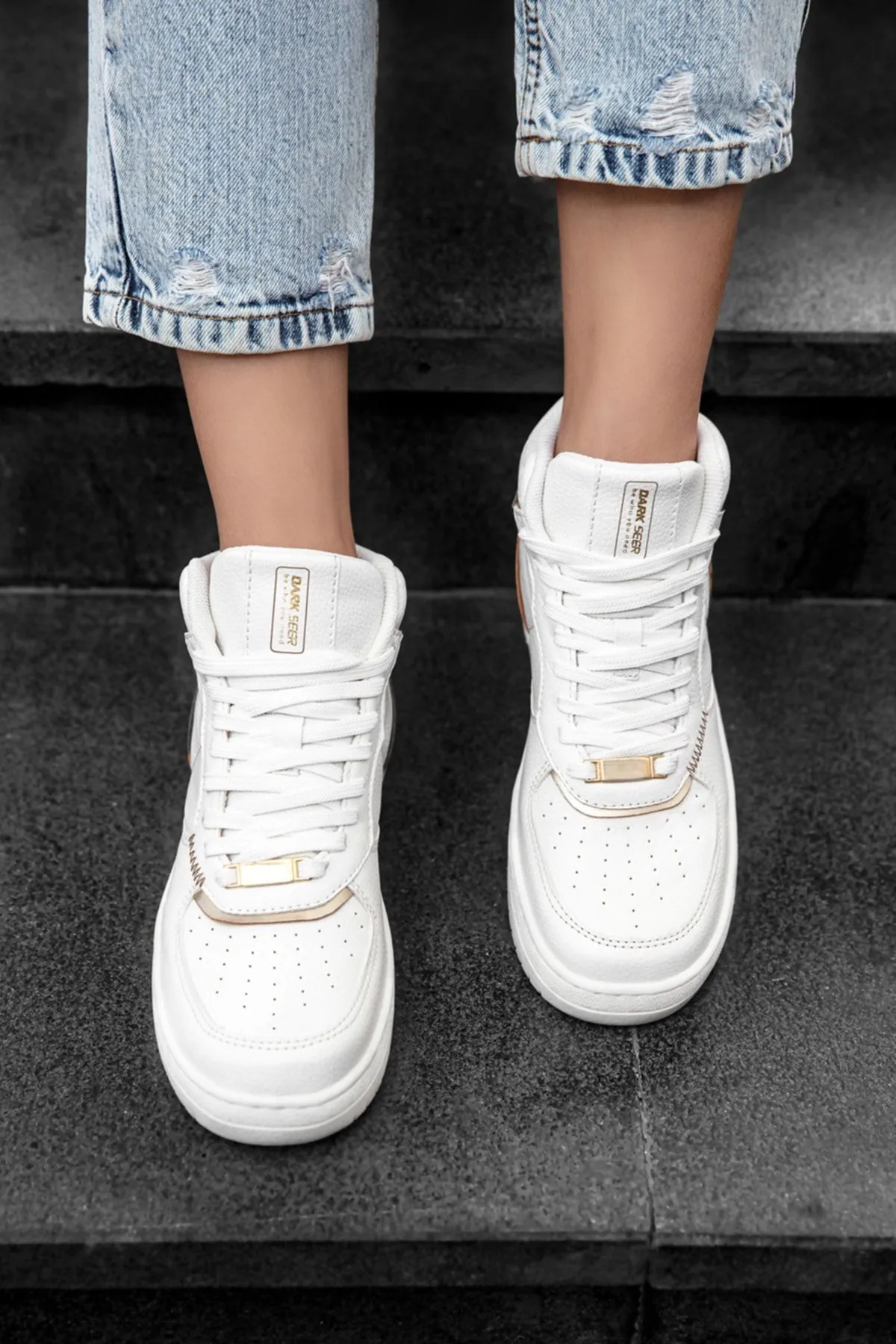 DARK SEER  Ds Maya Full White Damen-Sneaker