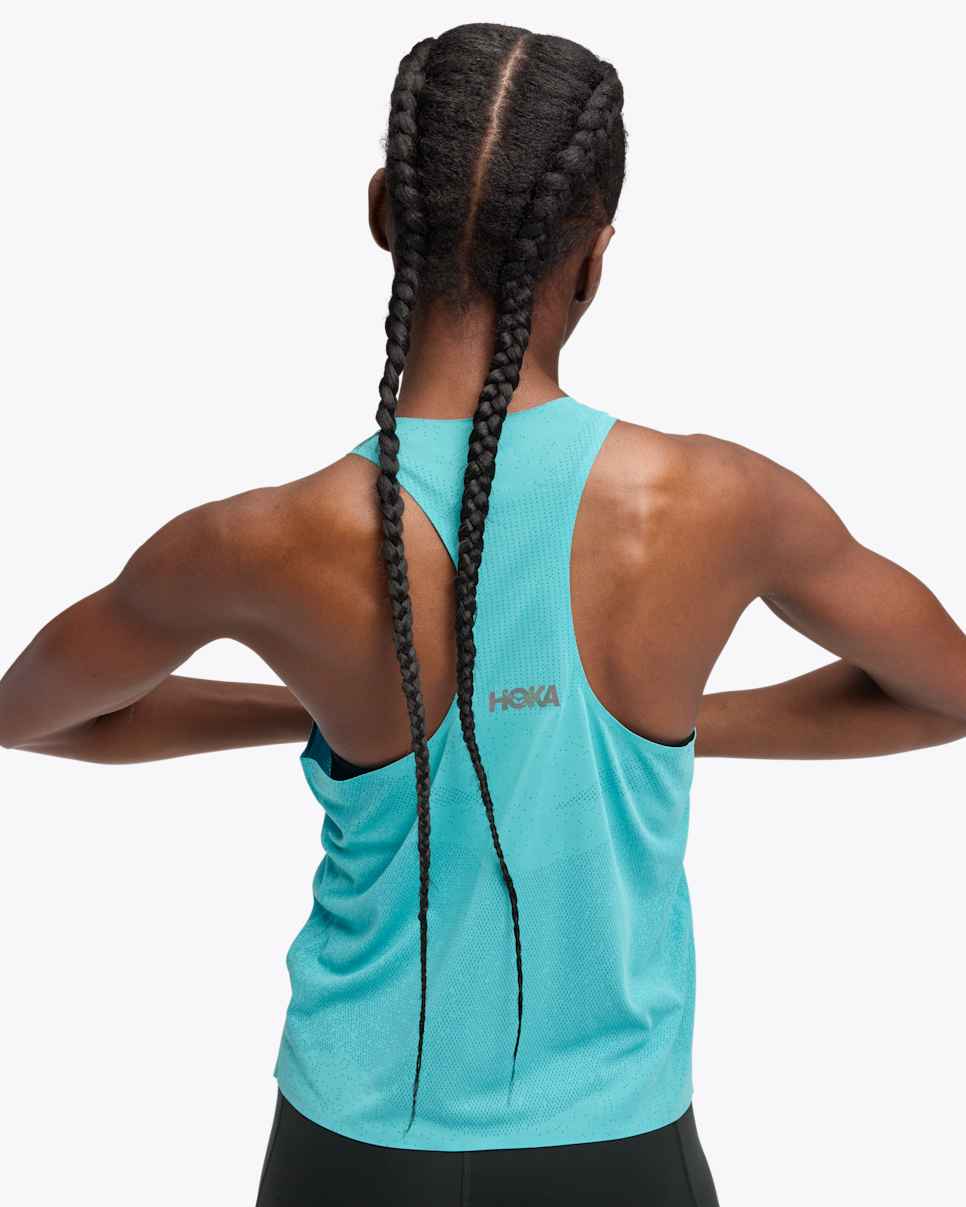 Race Day Singlet Cielo Blue