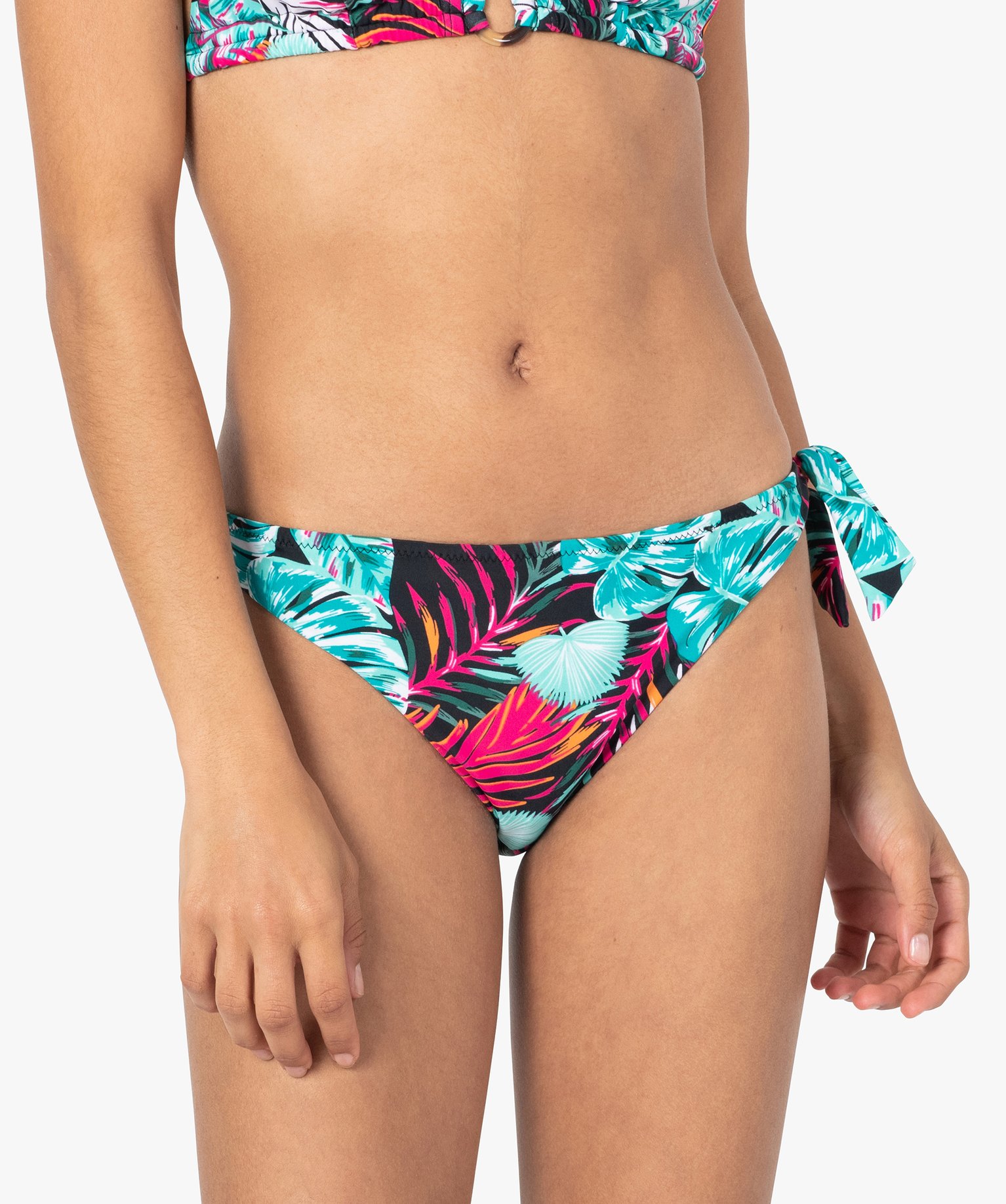 Bas de maillot de bain femme forme culotte imprime | GEMO