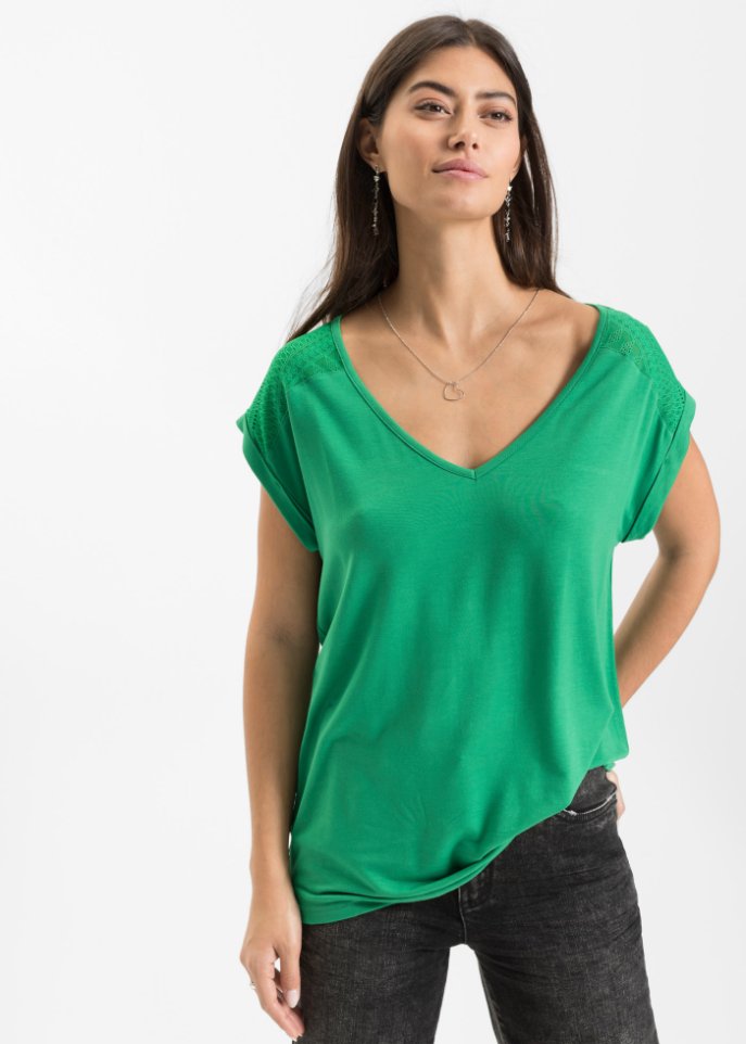 Shirt mit Spitze