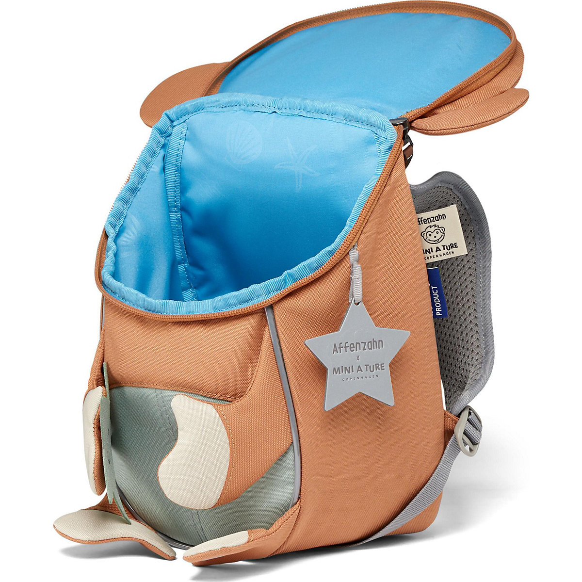 Kinderrucksack Kleine Freunde Edition Mini A Ture Affenzahn wood taffy yellow