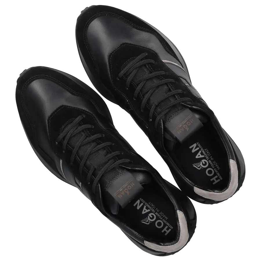 Hogan - Sneaker low H601 Veloursleder - schwarz