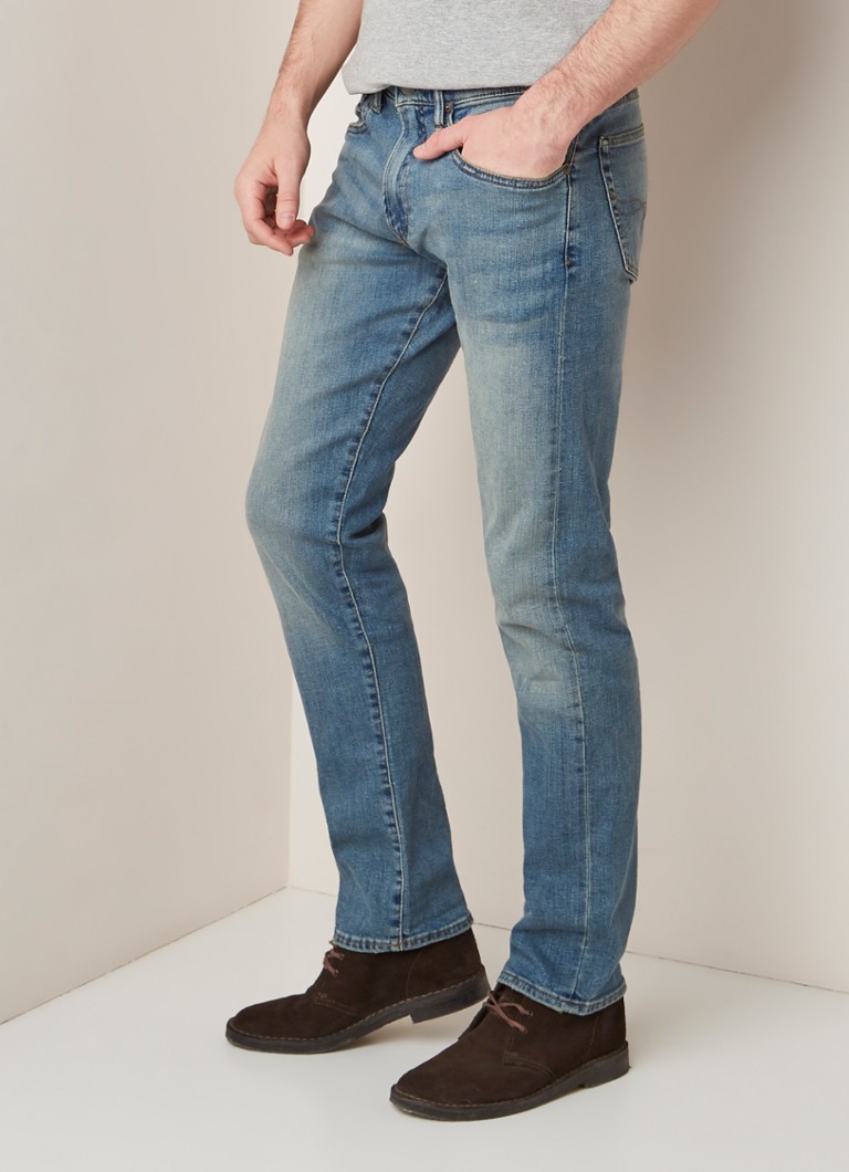Jeansy Ralph Lauren z prostymi nogawkami i elastyczną cholewką