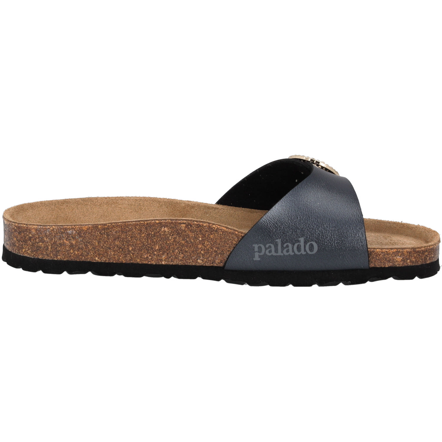 Palado Malta RD by Sila Sahin, Pantoletten, Damen, Schwarz Metallic
