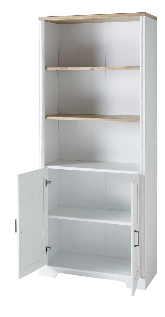Aktenschrank Jasmin offen Eiche Pinie