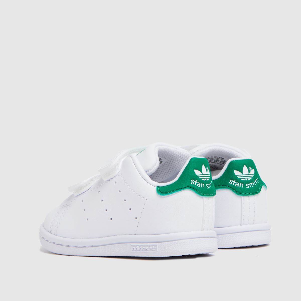 adidas fehér és zöld Stan Smith 2V kisgyermek cipők