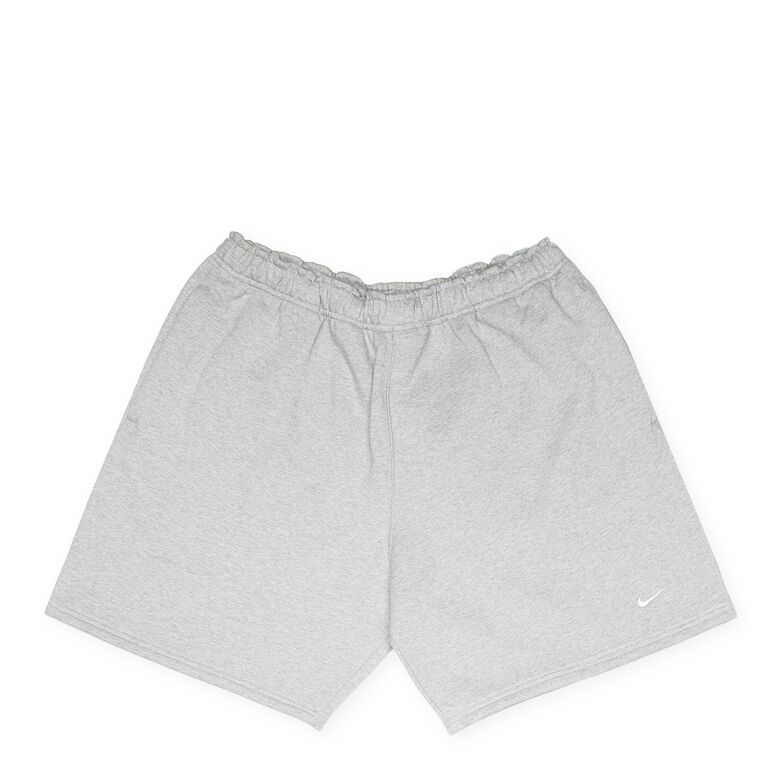 NIKE NRG Solo Swoosh Fleece Short dk grey heather/white