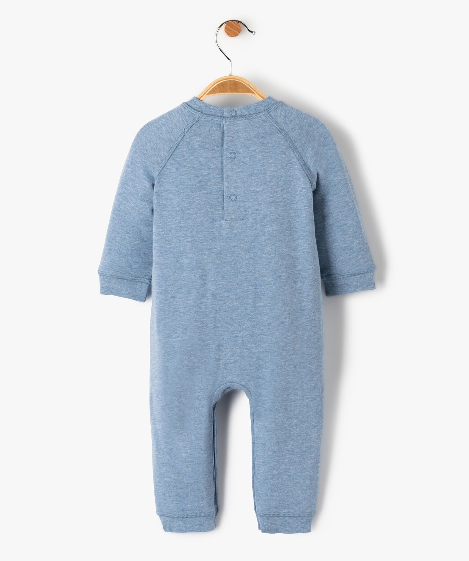 Pyjama sans pieds bébé en jersey bleu | GEMO