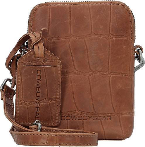Cowboysbag Big Croco Brogan Handytasche Leder 9 cm