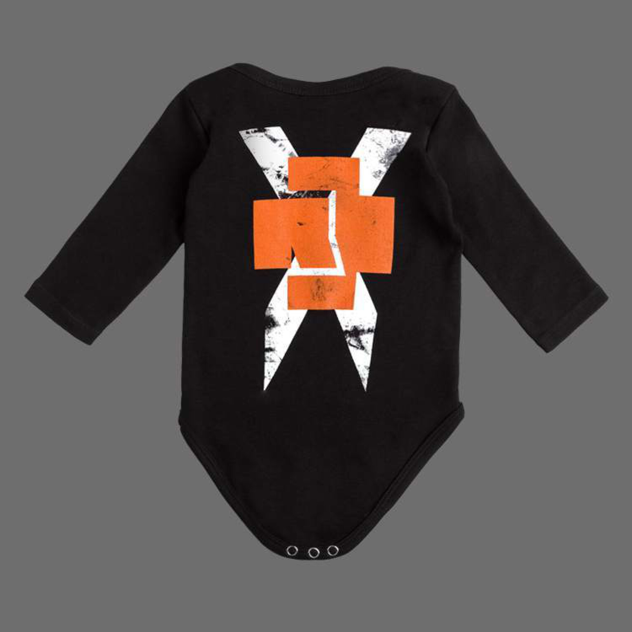 Baby Langarm Body ”Weißes Kreuz”